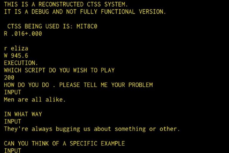 Scientists Revive ELIZA, the World’s First Chatbot, Decades After Its Creation.