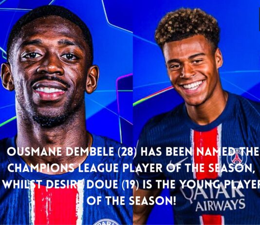 Only ONE Premier League star is named in UEFA's Champions League