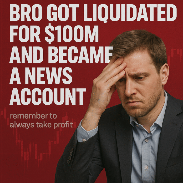 From Margin to Media: James Wynn’s $100M Liquidation Sparks Crypto Career Pivot