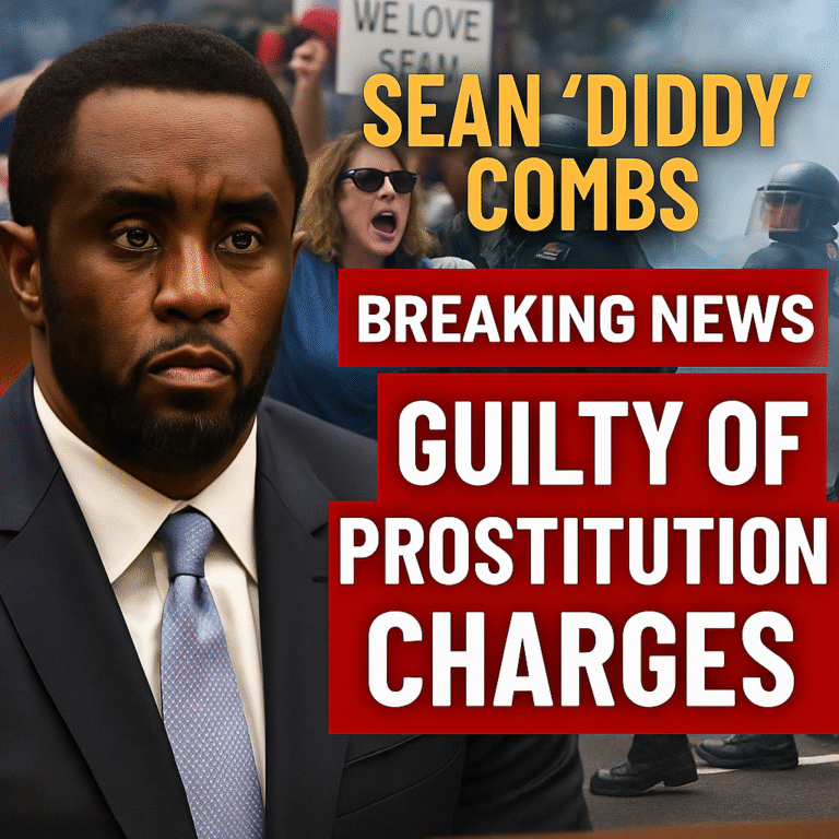 🚨 Sean ‘Diddy’ Combs Found Guilty of Prostitution Charges, Cleared of Sex Trafficking and Racketeering.