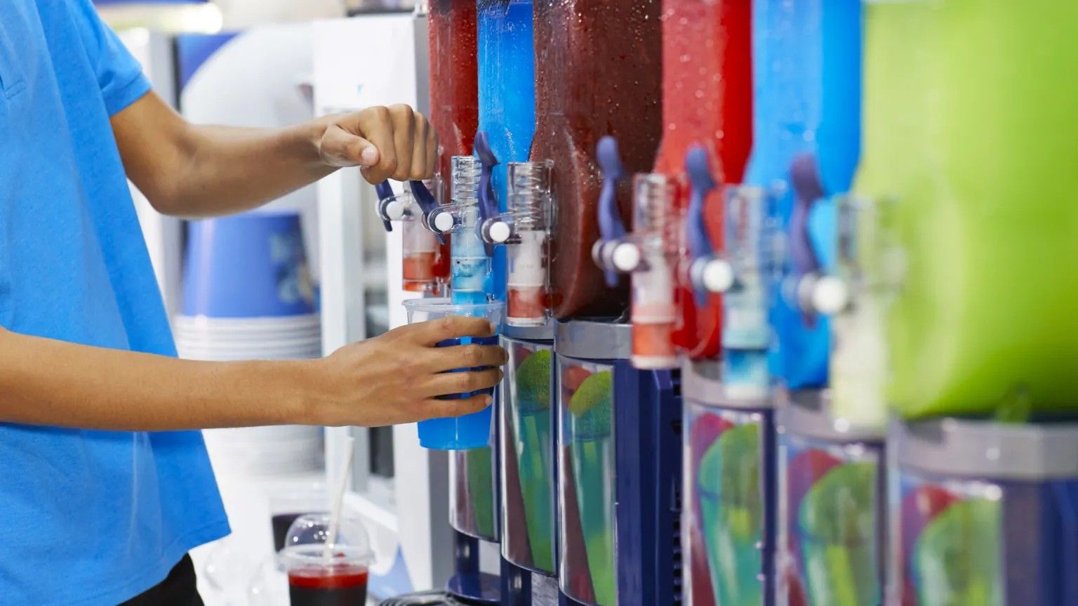 Children under seven years old should not have shop-bought slushies over health concerns