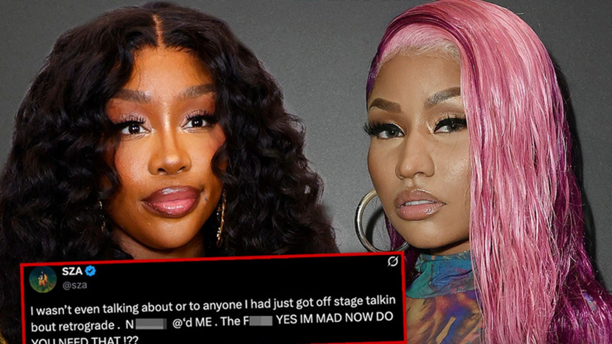 Nicki Minaj and SZA Spark Tensions Online in Unexpected Feud
