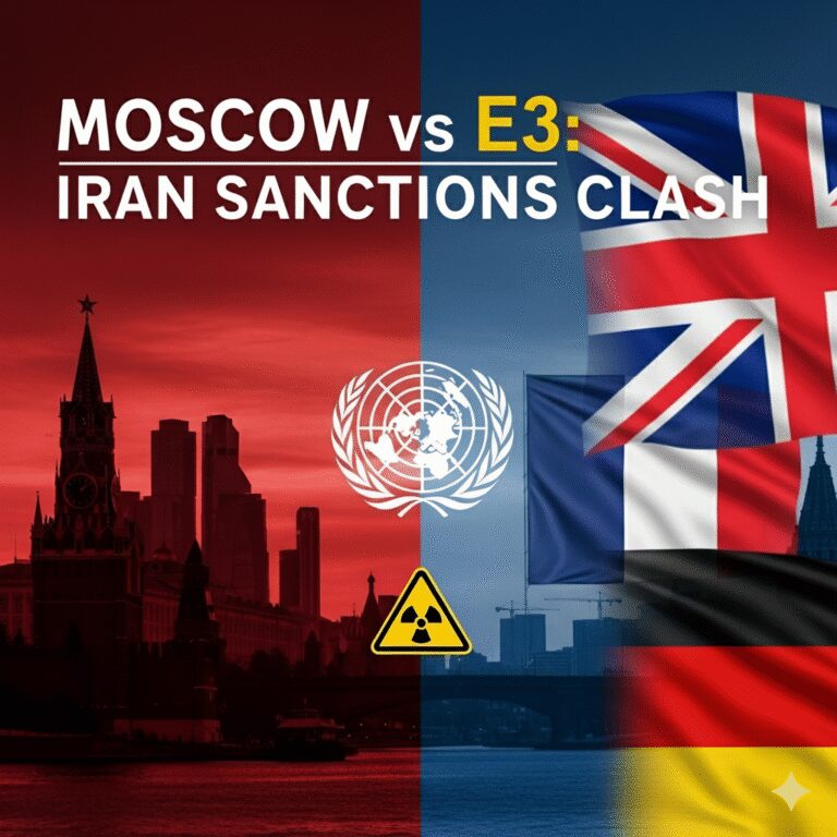 Moscow Denounces E3’s Move on Iran Sanctions