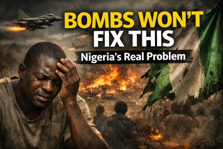 FOREIGN AIRSTRIKES WILL NOT SOLVE NIGERIA’S INSECURITY