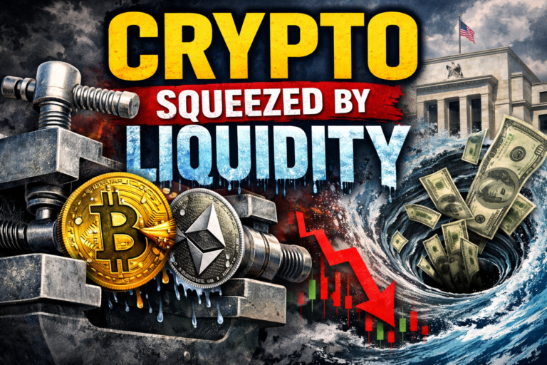 Crypto Isn’t Crashing — It’s Being Squeezed by Liquidity