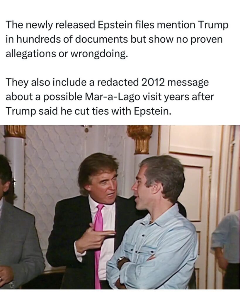 president trump said saturday that newly released documents tied to jeffrey epstein clear him of 15155904628106164199