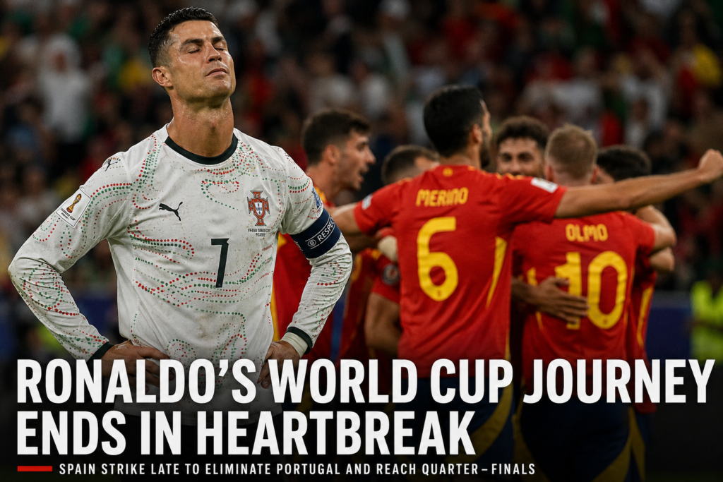 Cristiano Ronaldo's World Cup Journey Ends in Heartbreak as Spain Strike Late to Eliminate Portugal<br> 2 file 00000000ef787243a7ce94e6568fcc28