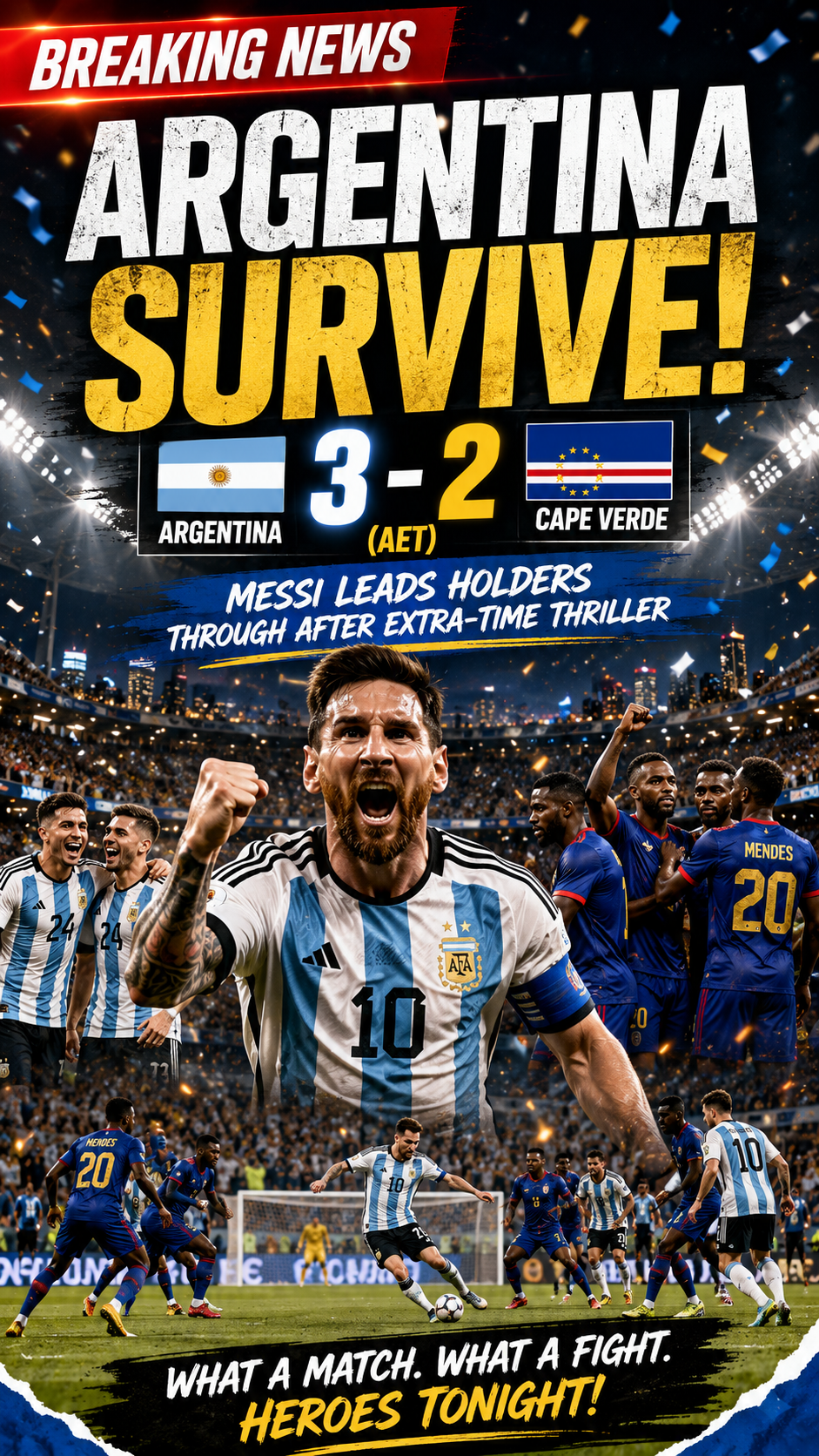 Argentina Edge Brave Cape Verde 3-2 After Extra Time to Reach World Cup Last 16 7 image 4