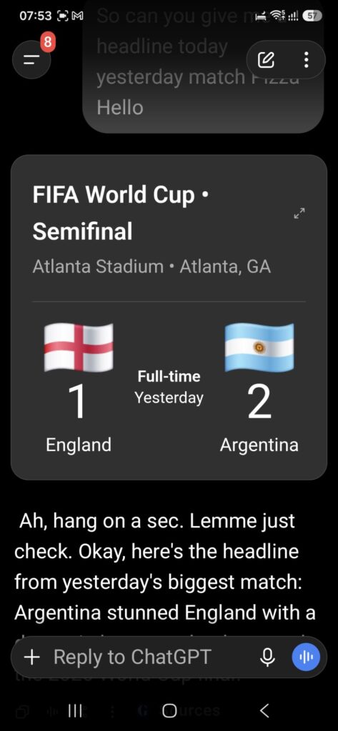 Late Argentina Surge Ends England's World Cup Dream 5 screenshot 20260716 075304 chatgpt1888721629606749084